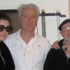Elson with David Byrne and Annie Clark (St. Vincent)